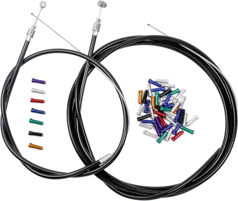 Ciomszan Universal Bicycle Brake Cables Housing Kit, MTB Gear Shifter Derailleur Cable End Caps for Mountain Road Bike Repair - Image 1